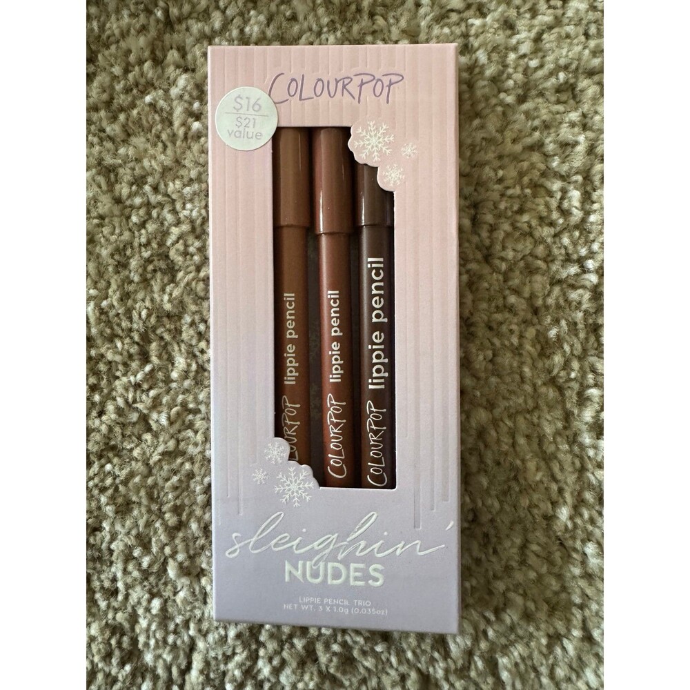 Colourpop Lippie Pencil Trio Sleighin' Nudes - Picture 3 of 4